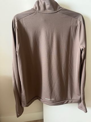 Camiseta Nike Running 1/4 Zip Dri-FIT Marrón