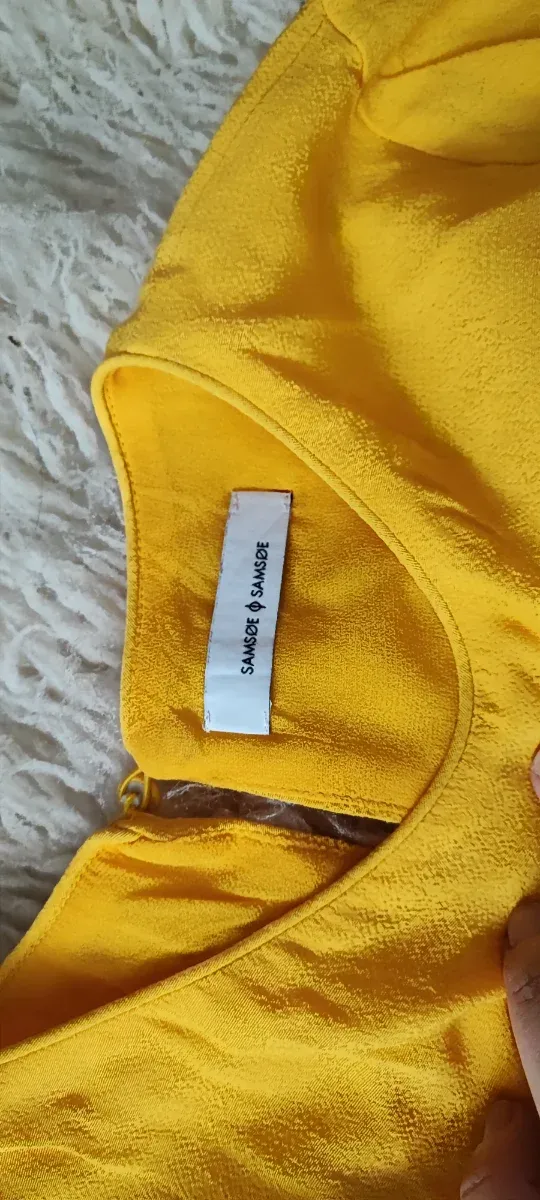 Vestido amarillo SAMSOE & SAMSOE talla M