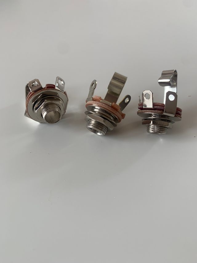 Set 3 Prese Jack Stereo 6.3mm