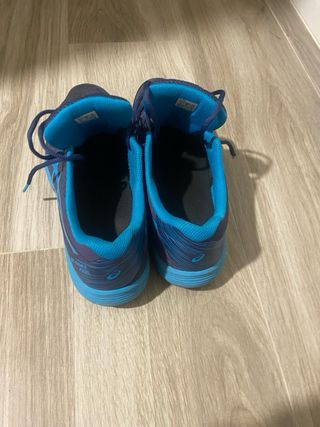 Zapatillas Asics Padel Hombre Azul/Naranja