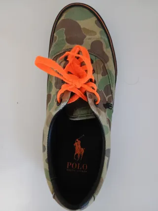 Zapatillas Polo Ralph Lauren Camuflaje Naranja