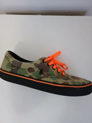 Zapatillas Polo Ralph Lauren Camuflaje Naranja