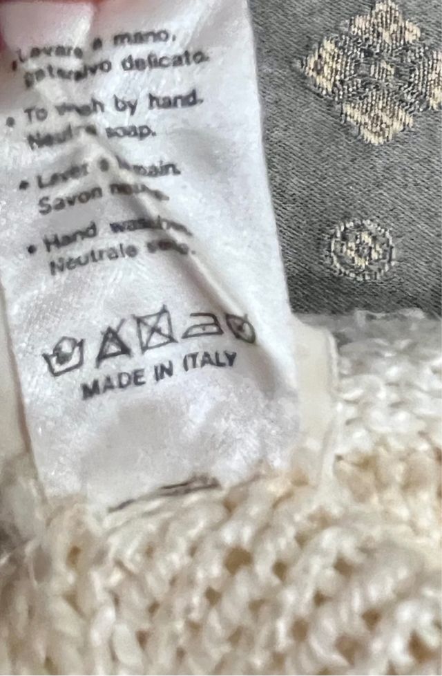 Maglia cotone con perle