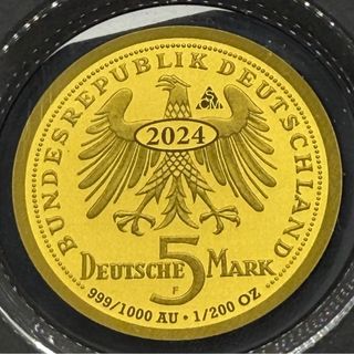 Moneda de oro Alemania (1/200 oz)