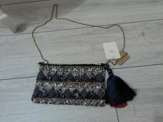 Bolso Clutch Multicolor Lentejuelas