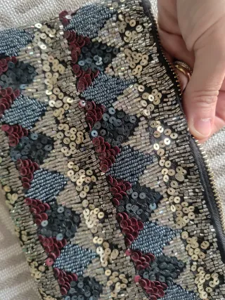 Bolso Clutch Multicolor Lentejuelas