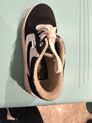 Zapatos negros plataforma blancos