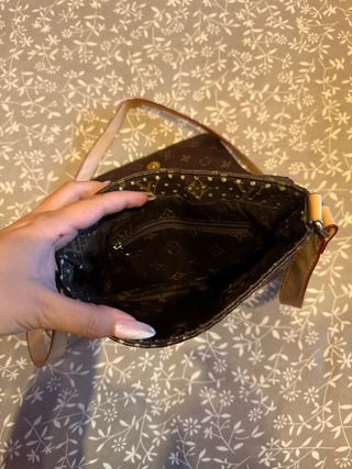 Bandolera Louis Vuitton Marrón y Dorado