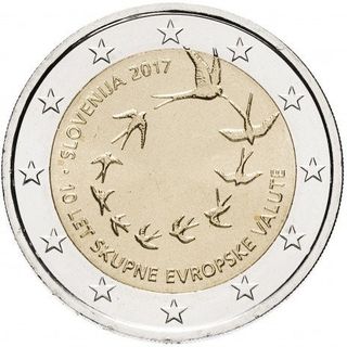 2 EUROS CONMEMORATIVOS ESLOVENIA 2017