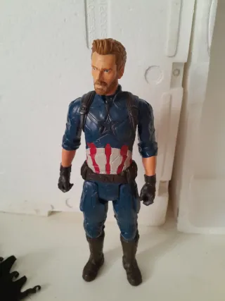 Action Figures Set - Batman, Captain America, Powe