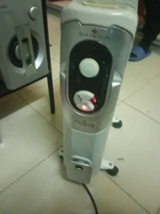 Calentador Eléctrico Blanco