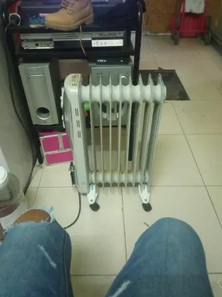 Calentador Eléctrico Blanco