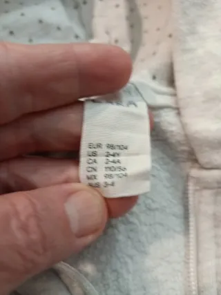 Tuta bimba 2/3 anni cm 98/ 104