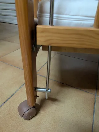 Cuna madera con colchón Ikea