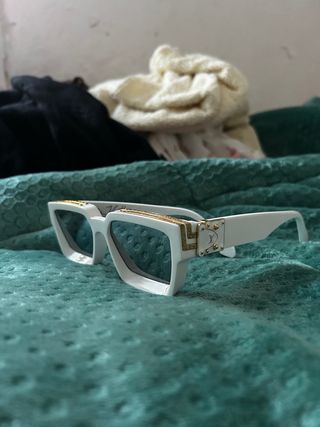 Gafas Louis Vuitton Originales Blancas y Doradas