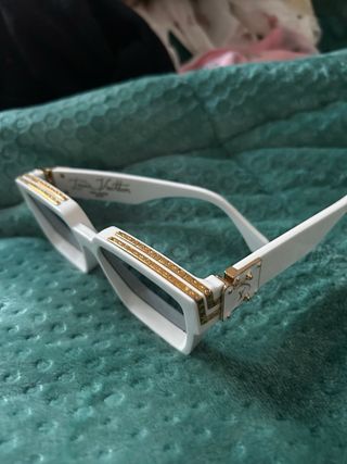 Gafas Louis Vuitton Originales Blancas y Doradas