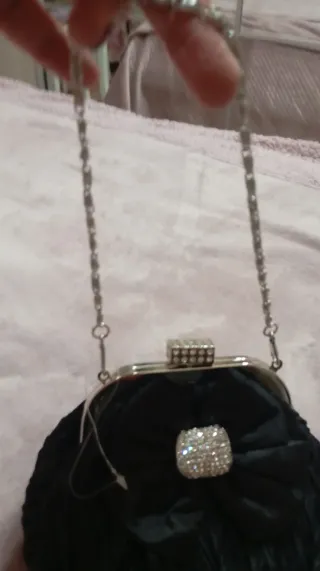 Borsetta vintage con chiusura gioiello