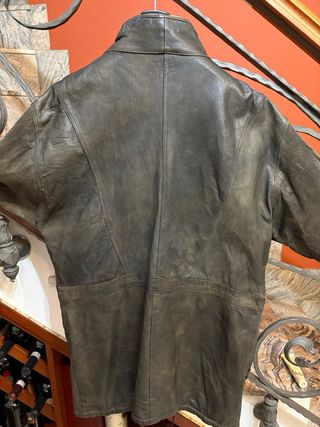 Giacca pelle vintage stile vecchia America