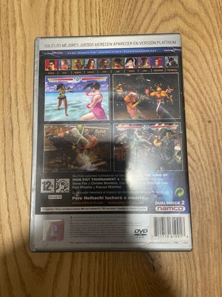 Tekken 4 PS2 Platinum No incluye manual