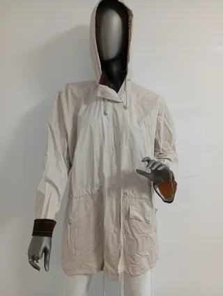 Gabardina Impermeable Beige Talla L