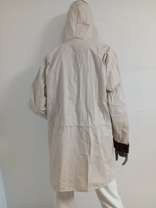 Gabardina Impermeable Beige Talla L