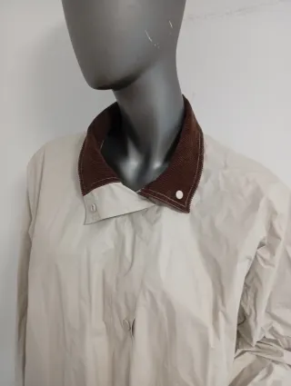 Gabardina Impermeable Beige Talla L