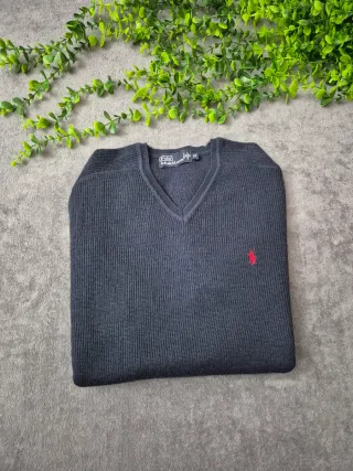 Maglioncino Polo Ralph Lauren Lana Blu Navy XL