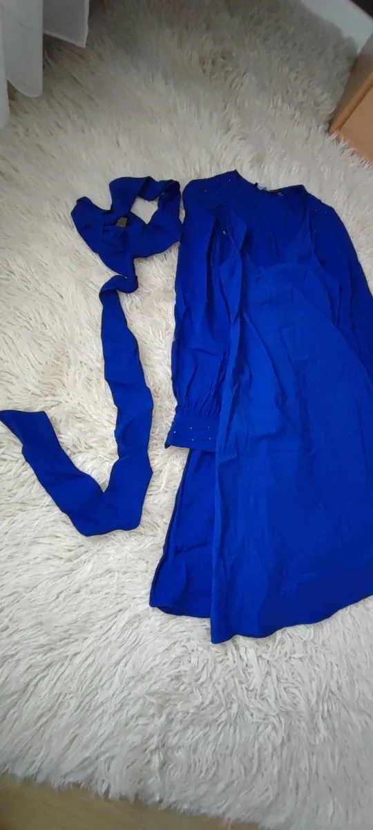 Vestido azul Klein Karen Millen