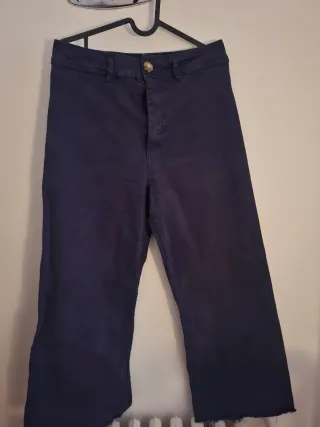 Pantalón ancho azul marino