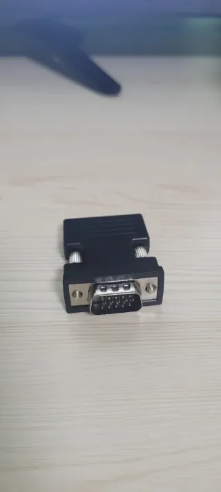 Adaptador VGA a HDMI Negro