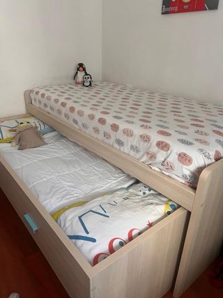 Cama nido con 2 cajones