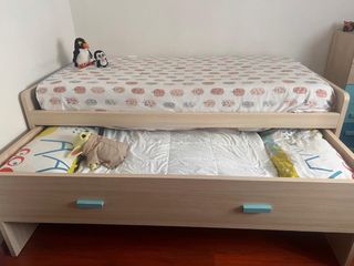 Cama nido con 2 cajones