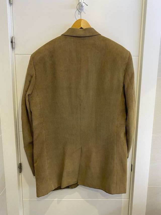 Americana de pana marrón talla M