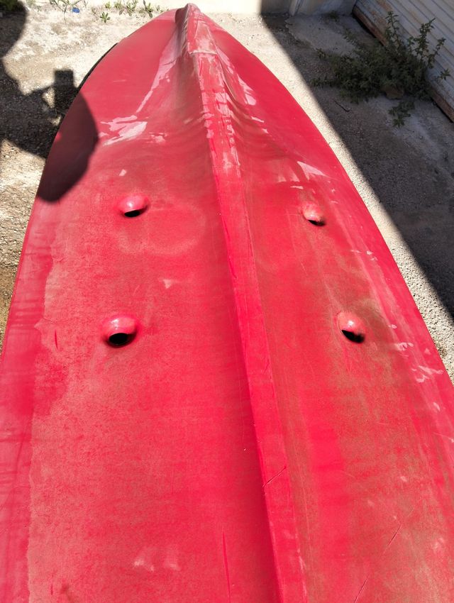 Piragua 2+1 plazas roja