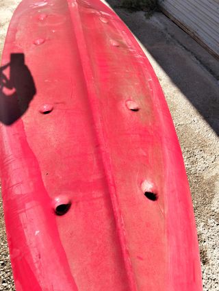 Piragua 2+1 plazas roja