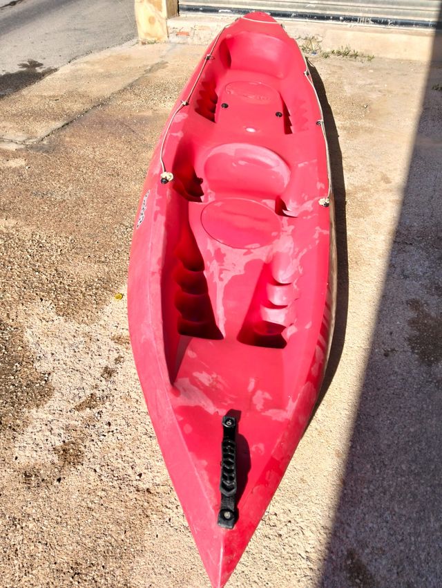 Piragua 2+1 plazas roja