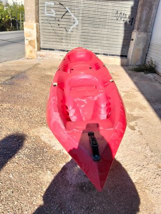 Piragua 2+1 plazas roja