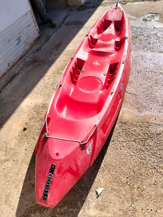 Piragua 2+1 plazas roja