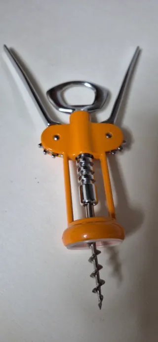 Cavatappi Arancione Metallo e Plastica