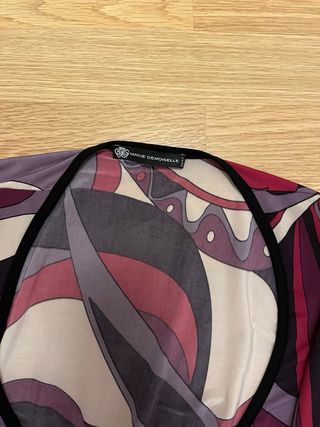 Vestido vintage licra estampado