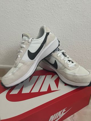 Zapatillas Nike Waffle Nav Beige/Blanco