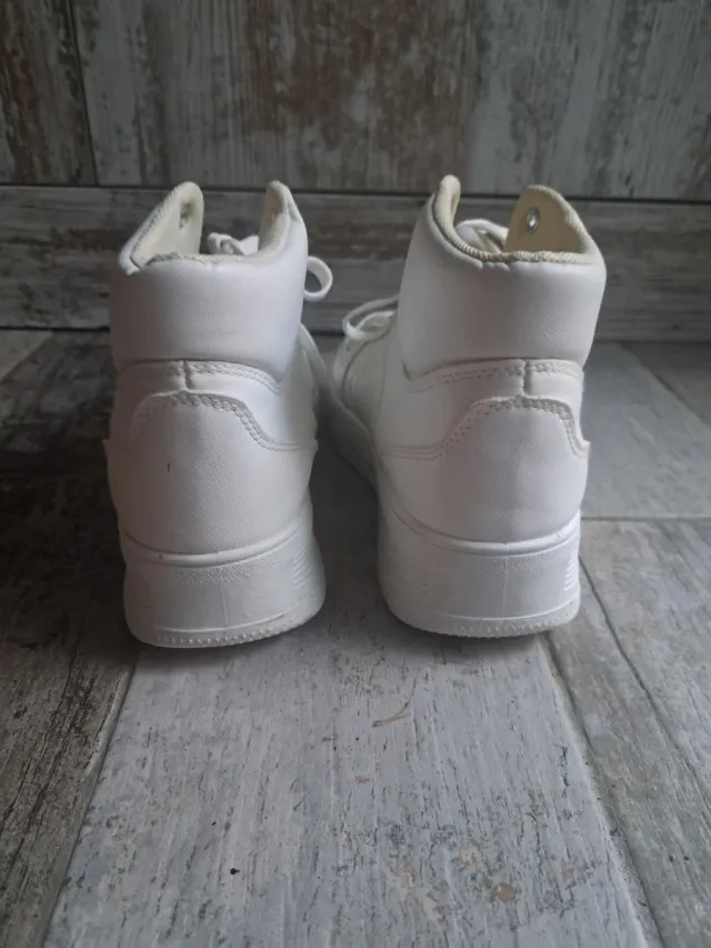 Deportivas Bota Blancas Mujer