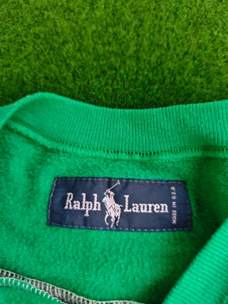 Vintage Retro  USA Polo Sport Jersey Verde Y2K