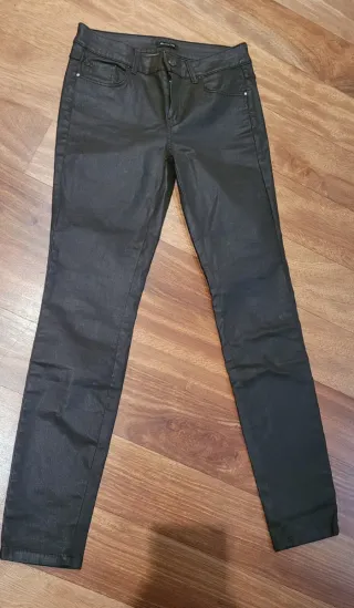 Pantalón encerado Massimo Dutti