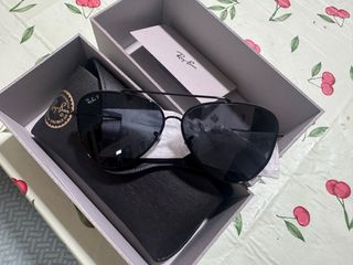 Gafas Ray-Ban Aviator Reverse Negras polarizadas