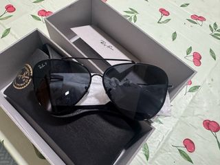 Gafas Ray-Ban Aviator Reverse Negras polarizadas
