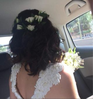 Vestido de Novia Etxart&Panno Beige/Blanco