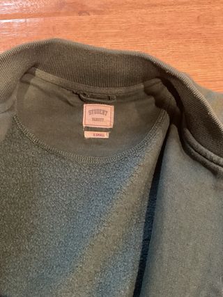 Giacca college verde e bianca