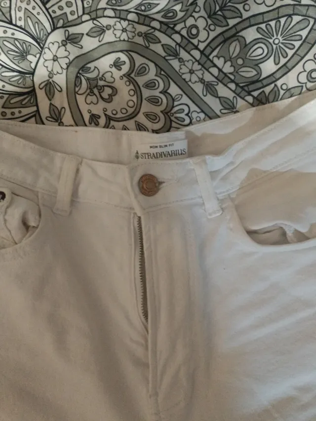 Pantalón corto blanco