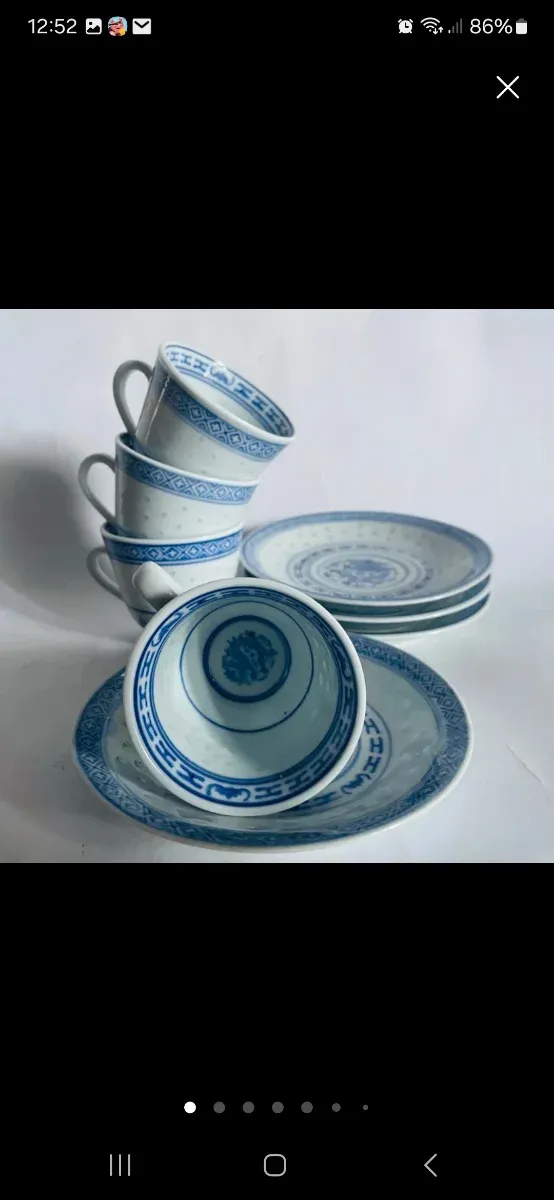 Juego de café de porcelana china